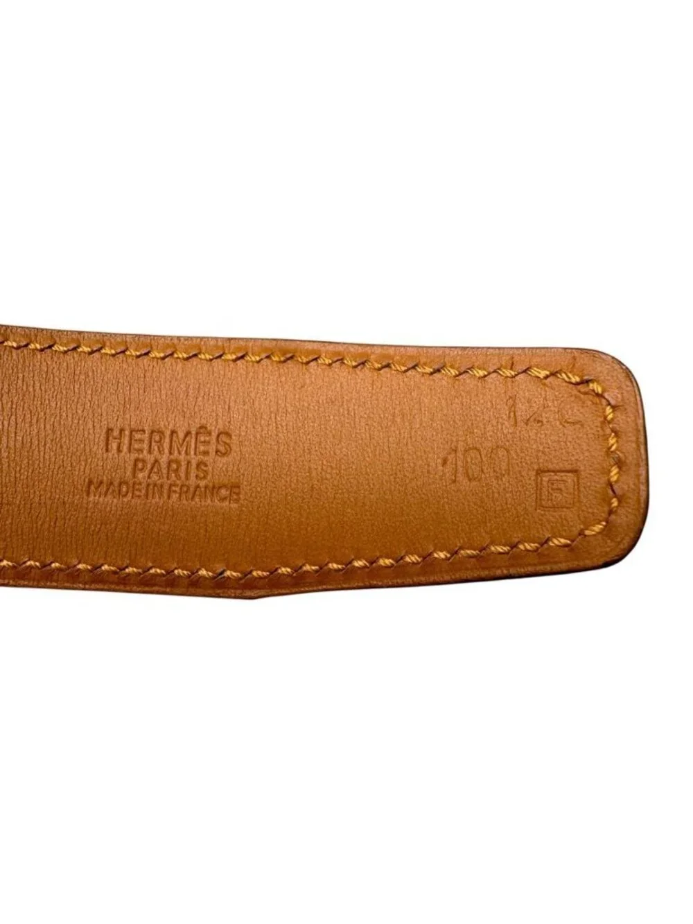 Hermes Belt Roman Silver Leather ⬜